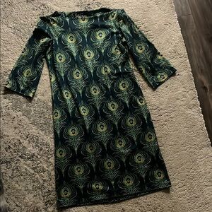 Green and Gold Dress